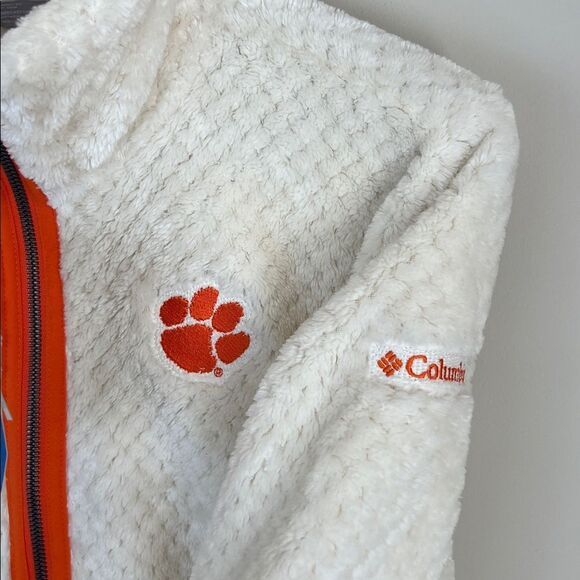 NWT Clemson Tigers Women's Columbia Sherpa Full Zip Jacket Sz Medium - Picture 5 of 10